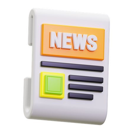 News  3D Icon