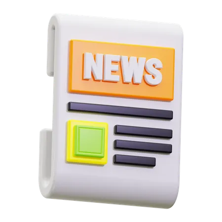 News  3D Icon