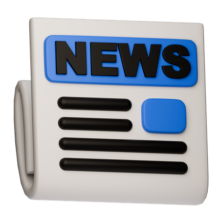 News  3D Icon