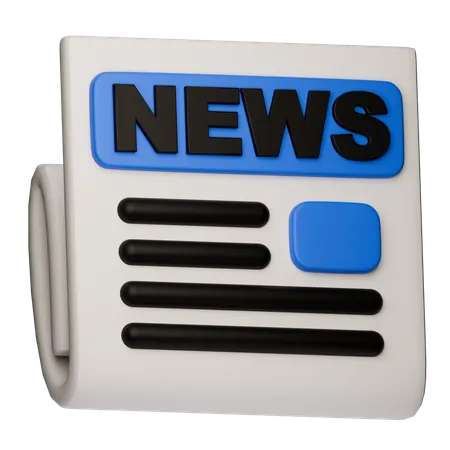 News  3D Icon