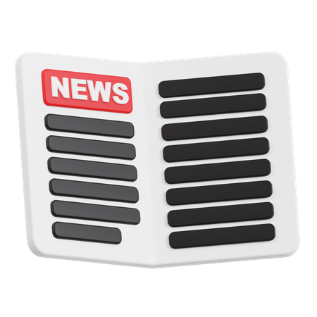 News  3D Icon