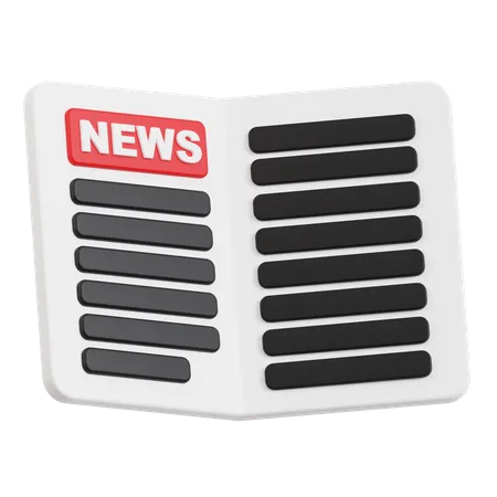 News  3D Icon