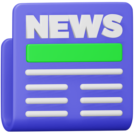 News  3D Icon