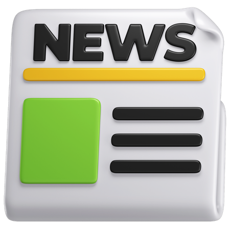 News  3D Icon