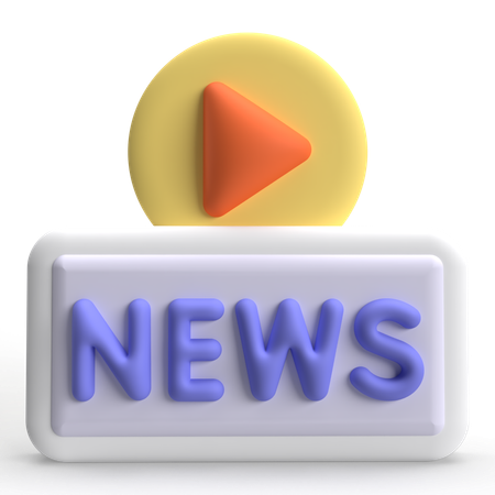 News  3D Icon