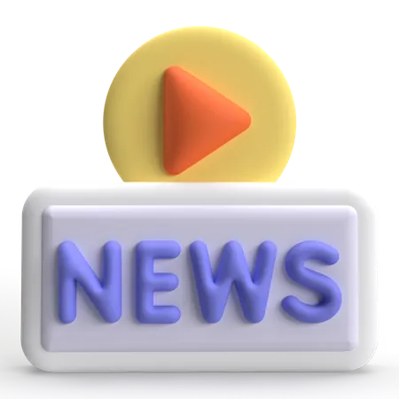 News  3D Icon