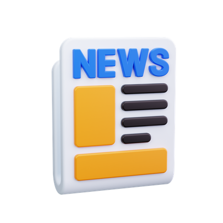 News  3D Icon