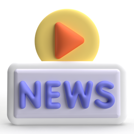 News  3D Icon