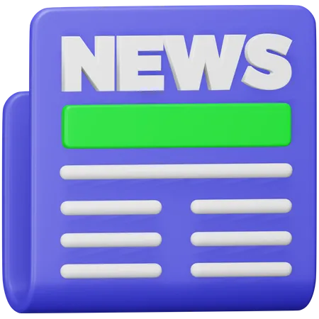 News  3D Icon