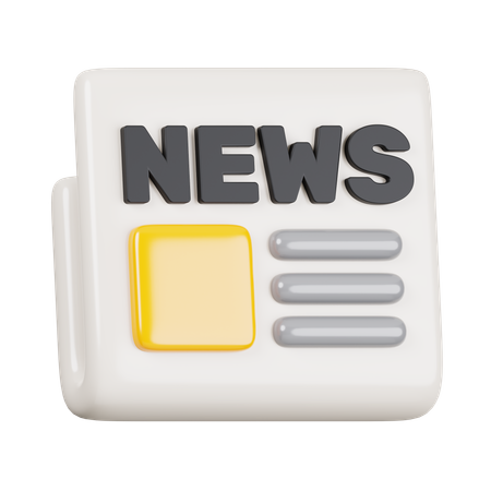 News  3D Icon