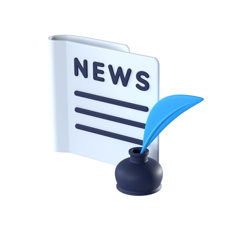 News Article  3D Icon