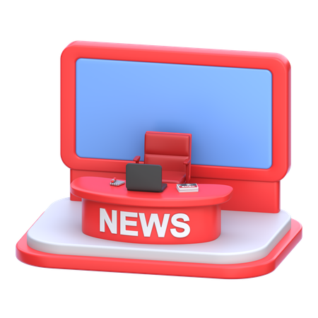 News Desk  3D Icon