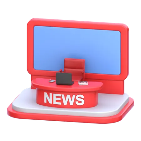 News Desk  3D Icon