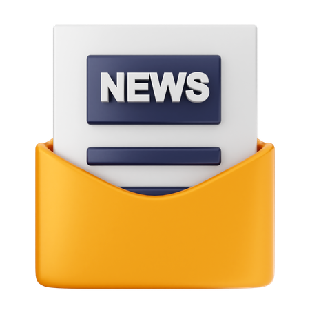 News Email Message  3D Icon