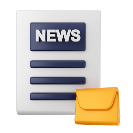 News Email Message  3D Icon