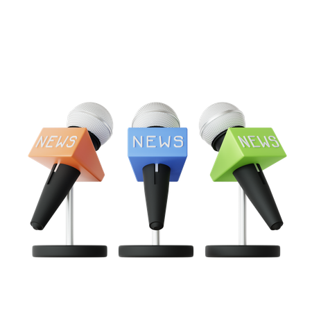 News Gathering  3D Icon