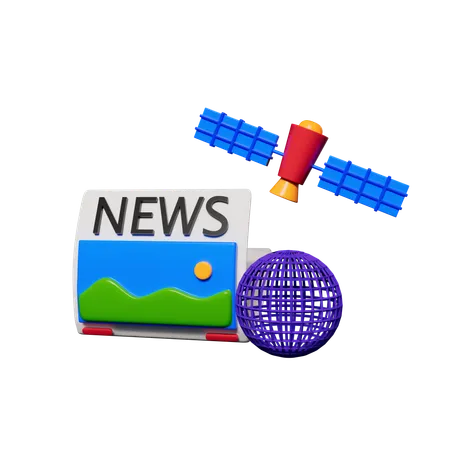 News journal  3D Icon