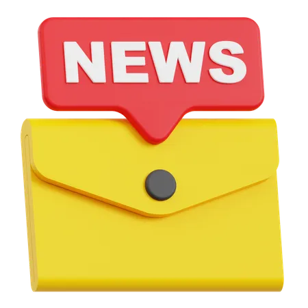 Newsmail  3D Icon