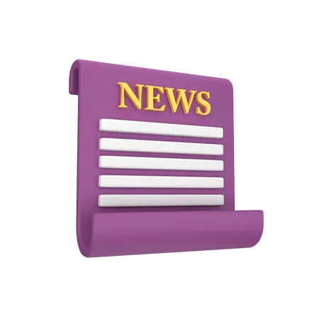 News Paper  3D Icon