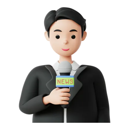 News Report  3D Icon