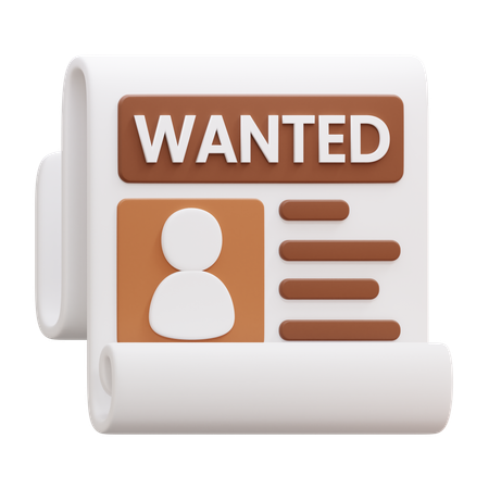 News wanted  3D Icon