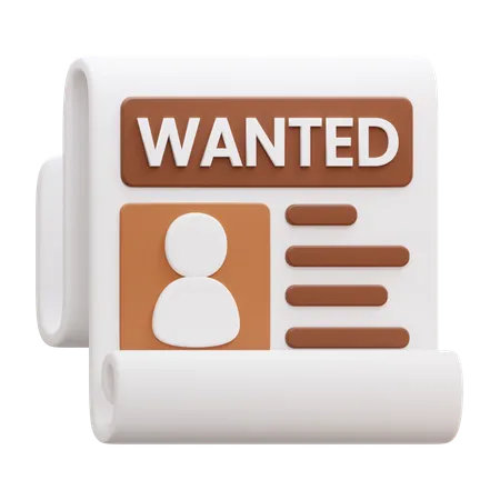 News wanted  3D Icon