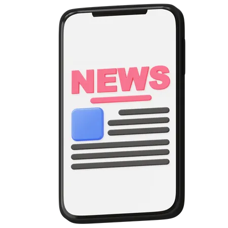 News Web  3D Icon