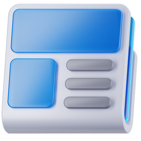 Bulletin  3D Icon