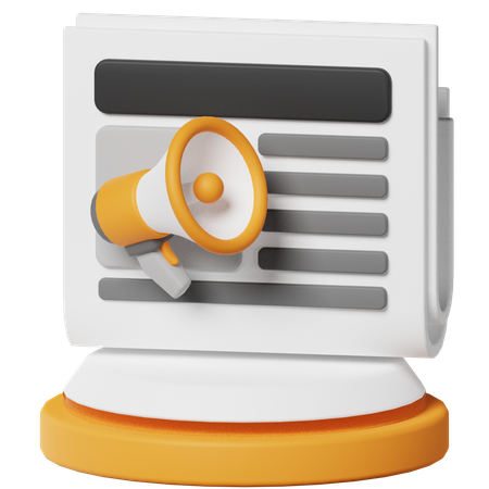 Newsletter  3D Icon