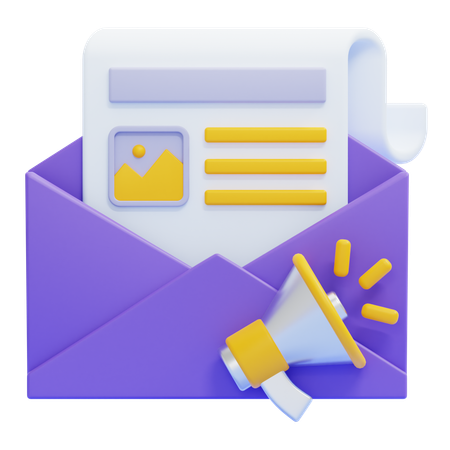 Newsletter  3D Icon