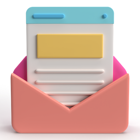 Newsletter  3D Icon