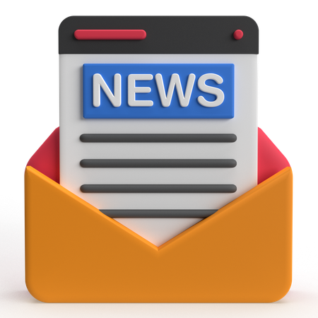 Newsletter  3D Icon