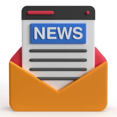 Newsletter  3D Icon