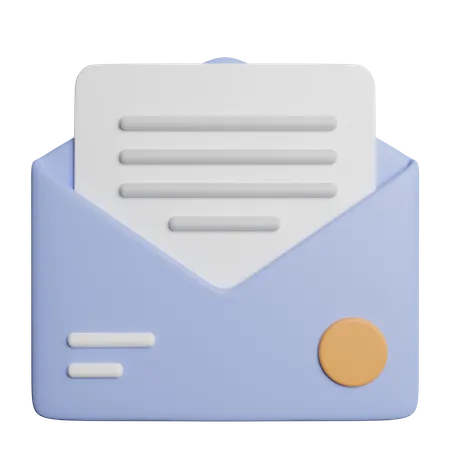 Newsletter  3D Icon