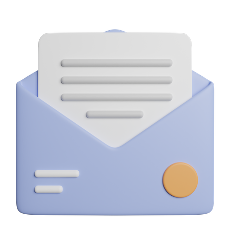 Newsletter  3D Icon