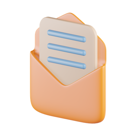 Newsletter Mail  3D Icon