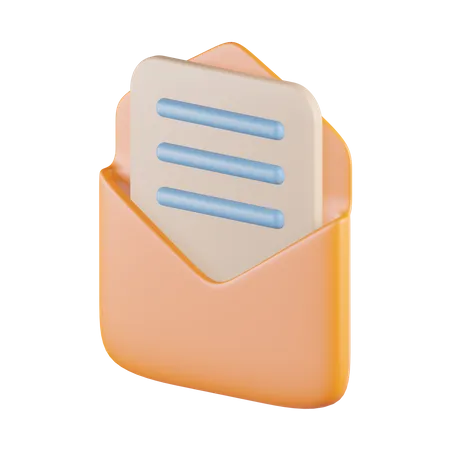 Newsletter Mail  3D Icon