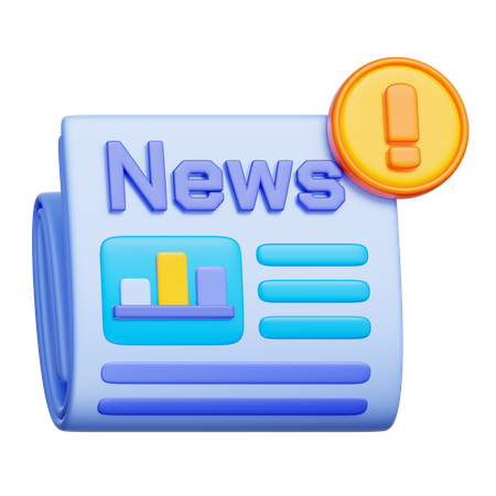 Newspaper  3D Icon