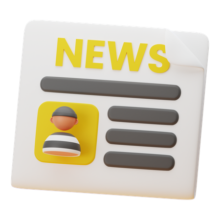 Newspaper  3D Icon