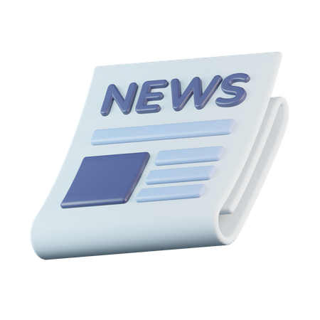 Newspaper  3D Icon