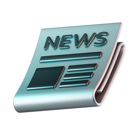 Newspaper  3D Icon