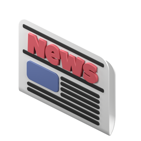 Newspaper  3D Icon