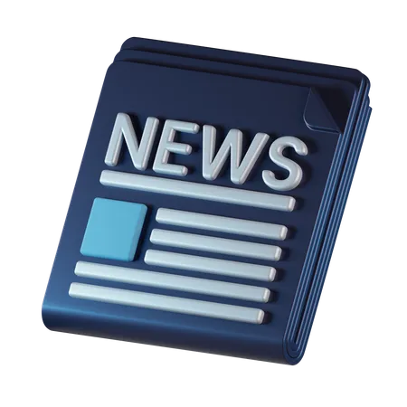 Newspaper  3D Icon