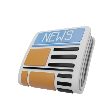 Newspaper  3D Icon