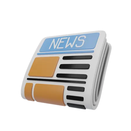 Newspaper  3D Icon