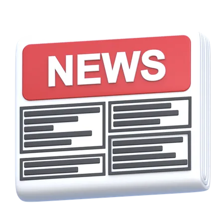 Newspaper  3D Icon