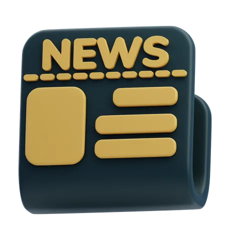 Newspaper  3D Icon