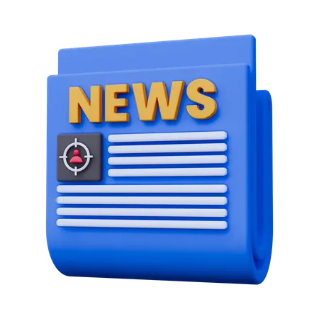 Newspaper  3D Icon