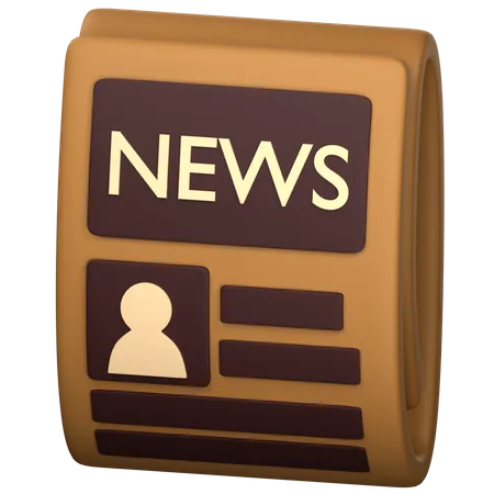 Newspaper  3D Icon