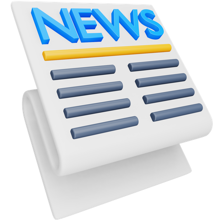 Newspaper  3D Icon